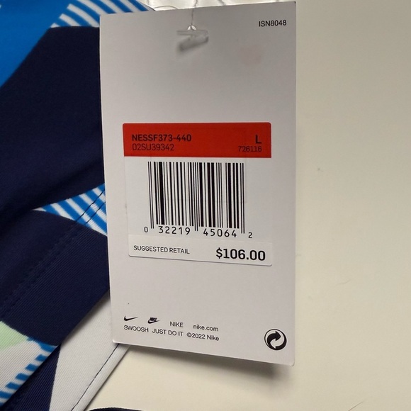 Nike Swim Navy and Blue Tank - Picture 6 of 8